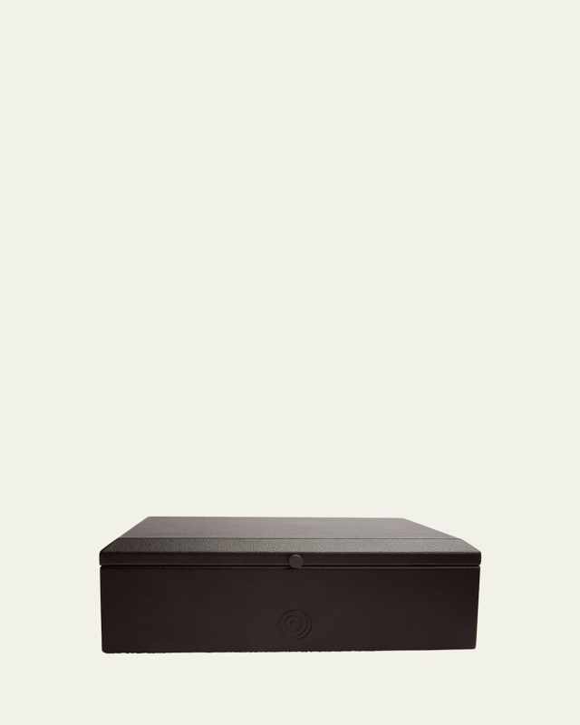 X WM Brown Shoe Shine Case